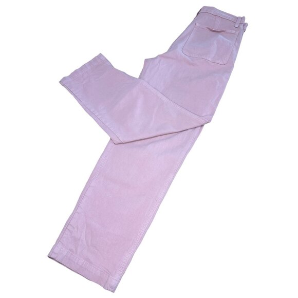 Madewell Wide Leg Jeans Womens 28 Pink High Rise Relaxed High Rise Denim Casual - Picture 6 of 16